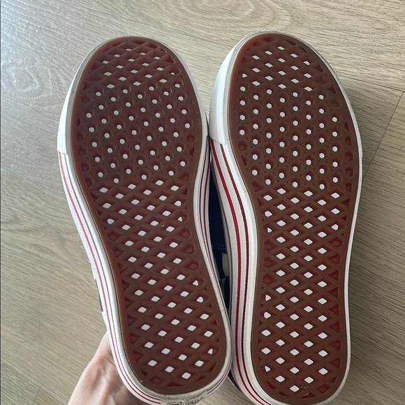 Vans Comfy Cush Purple and Black Checkered Shoes - Picture 3 of 4